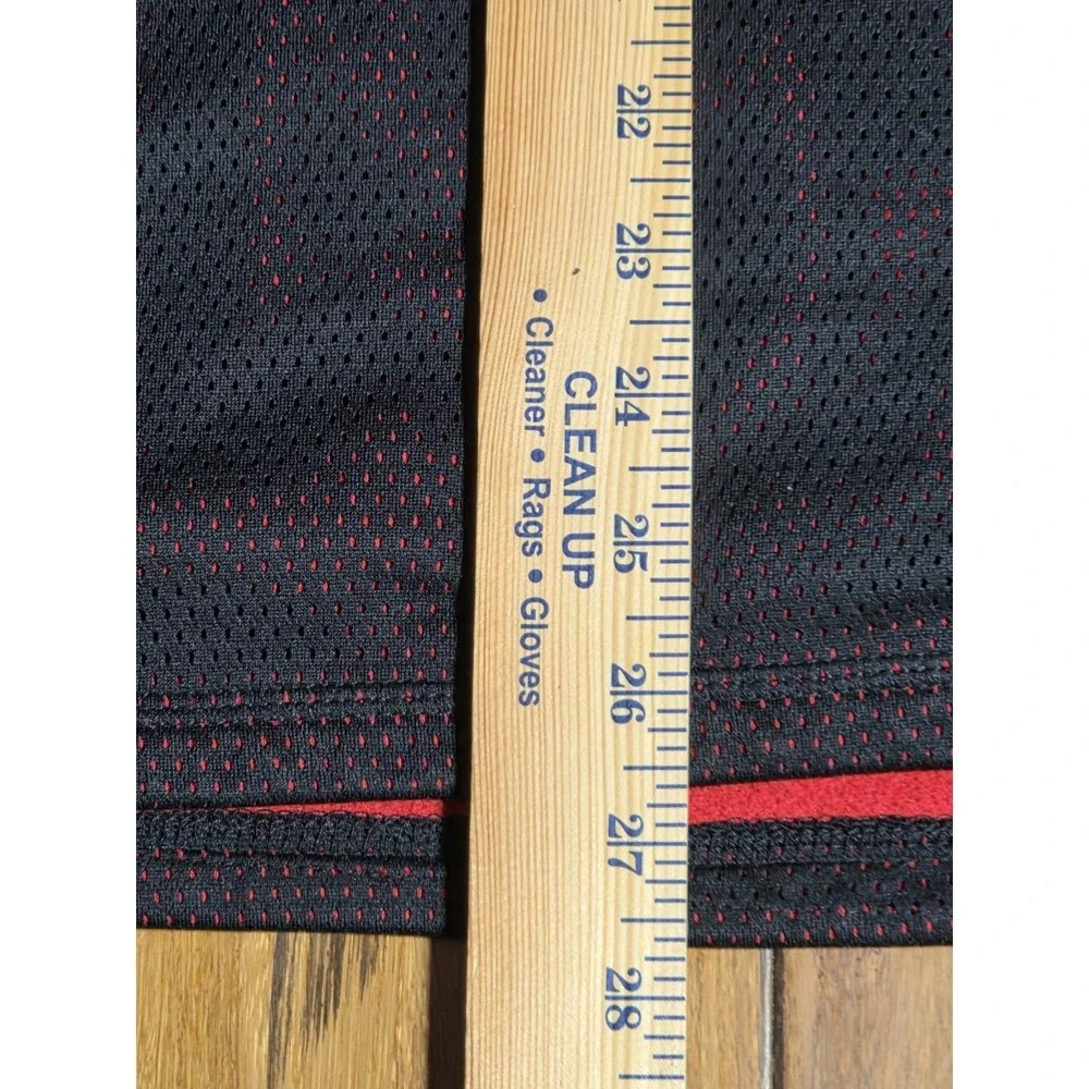 Vintage CCM NHL Chicago Blackhawks Hoodie Sweatshirt‎ Red Black XL A27